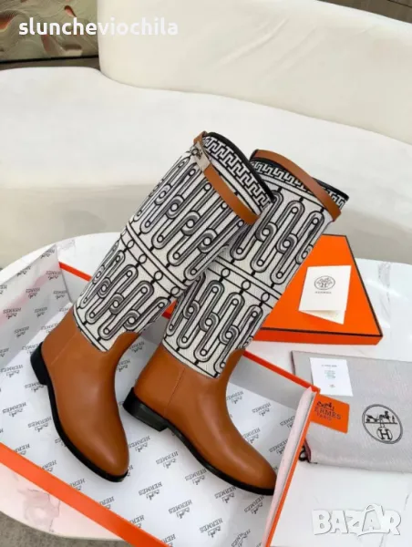Дамски ботуши Hermes 37-38 Налични, снимка 1