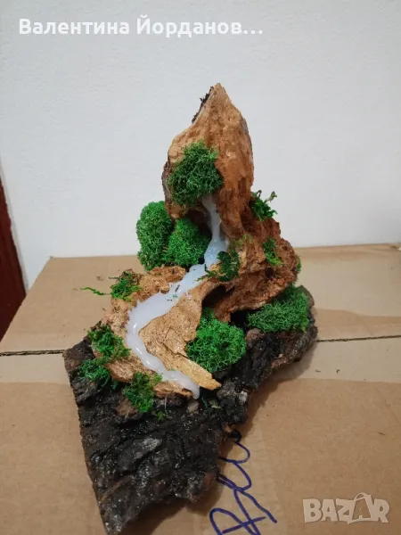 декорация със естествени материали и скандинавски мъх , снимка 1