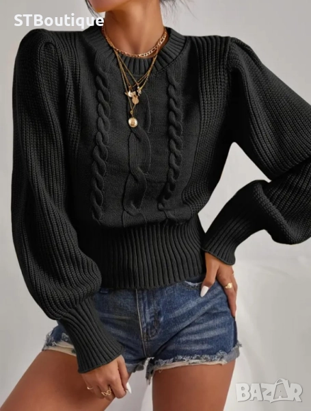 🌸 Дамски мек пуловер в различни цветове – Уют и стил от STBoutique!, снимка 1