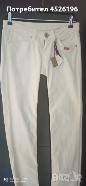 Дамски панталон Pepe Jeans бял, снимка 1