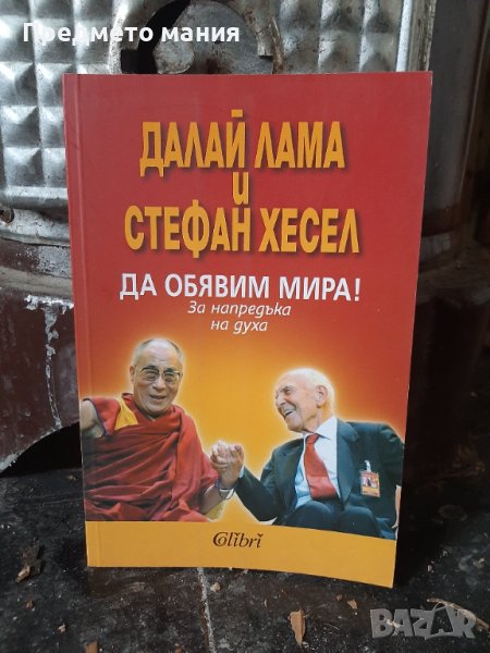Книга Да обявим мира. Далай Лама и Стефан Хесел, снимка 1