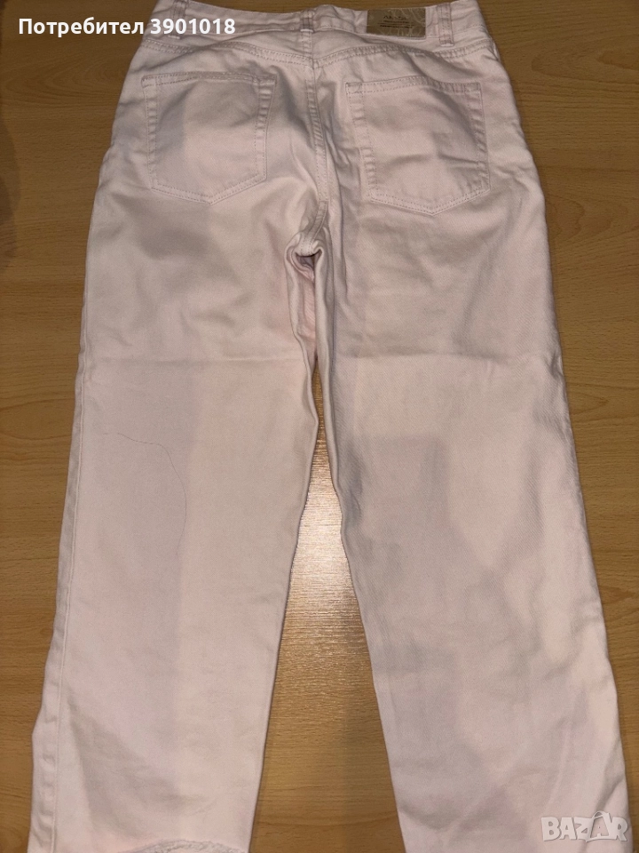 Дамски розови дънки, снимка 1