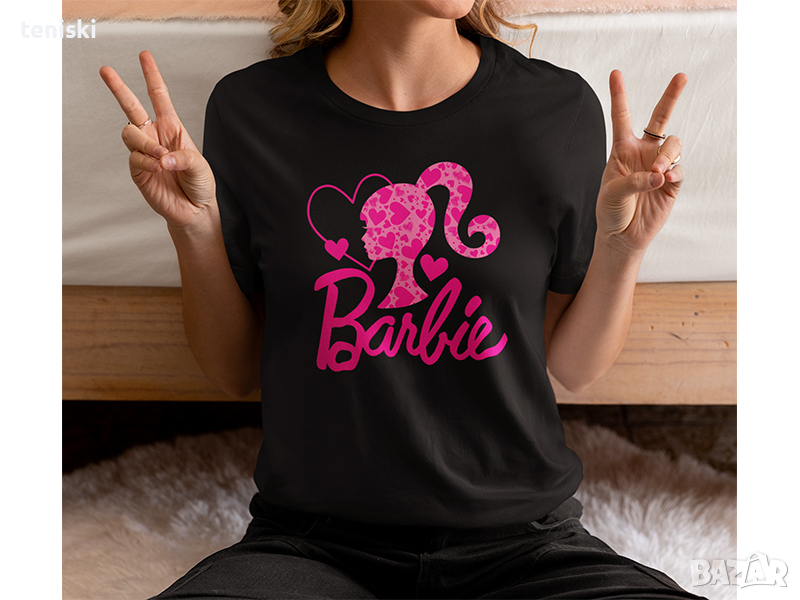 Тениски Барби Barbie Дамски и детски, снимка 1