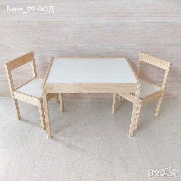 Детски комплект масичка с 2 стола, снимка 1