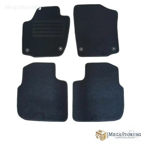 Мокетни стелки за SKODA RAPID 2012- 4 части, снимка 1