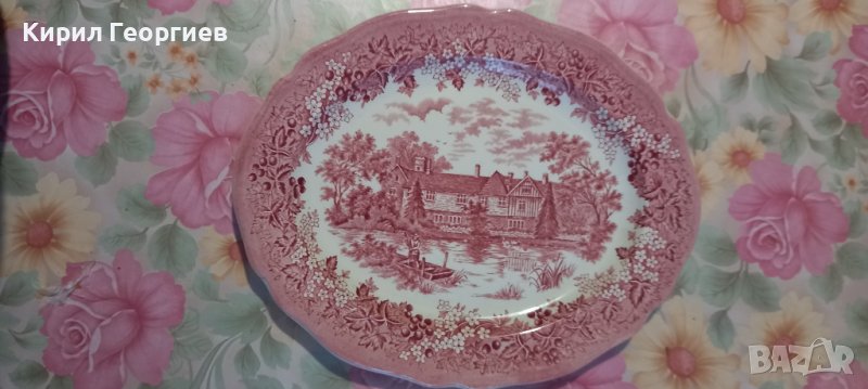 Красиво порцеланово плато , снимка 1