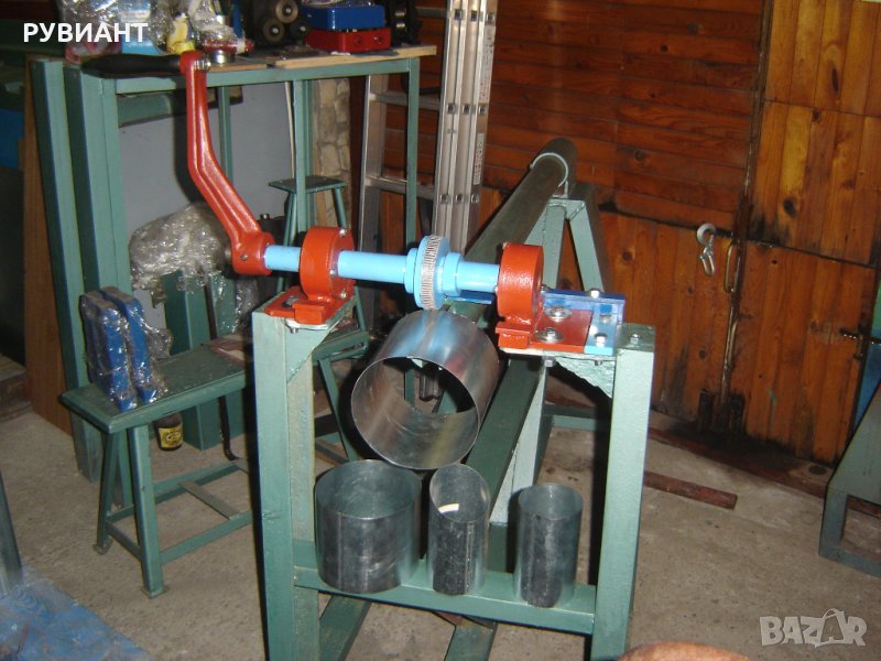 Ръчна машина за закопчаване на водосточни тръби,кривки ,казанчета,паркови кошчета, и други детайли, снимка 1