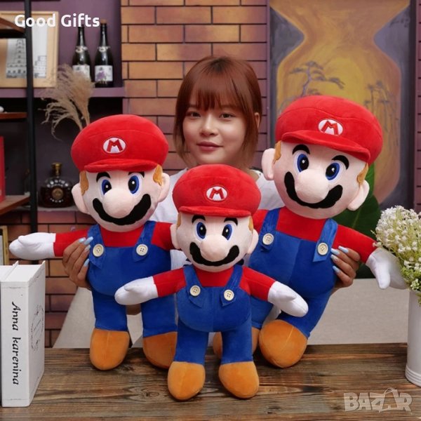 Плюшена играчка Супер Марио Super Mario, снимка 1