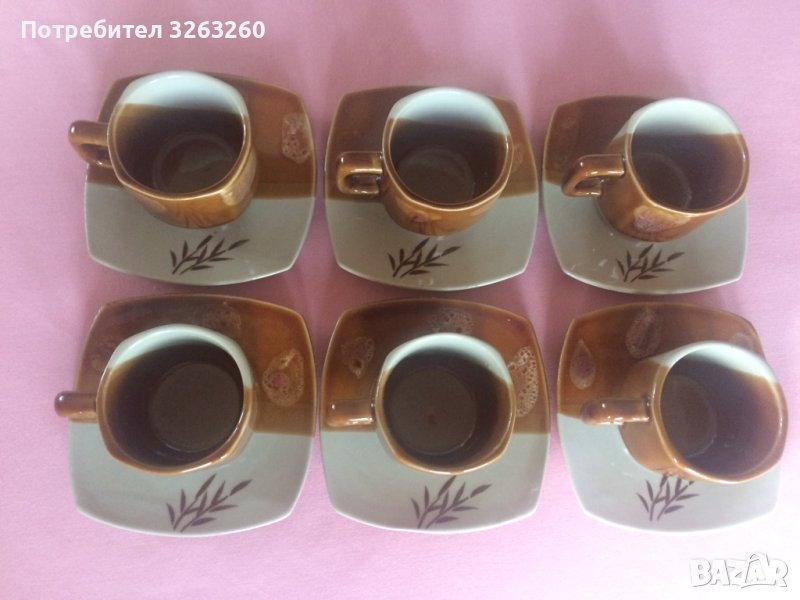 Ретро порцеланови чаши за късо кафе , снимка 1