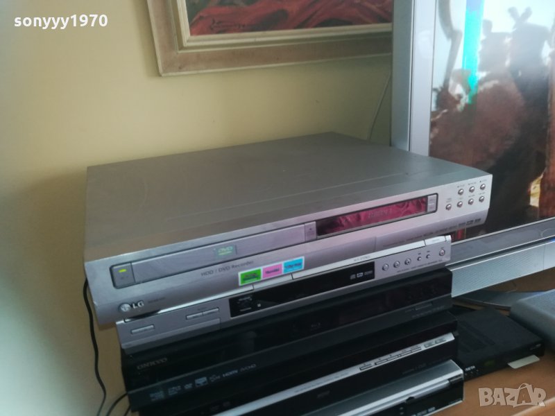 lg hdd/dvd recorder & remote germany 0504210807, снимка 1