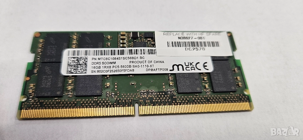 Памет за лаптоп 16 GB DDR5 5600, снимка 1