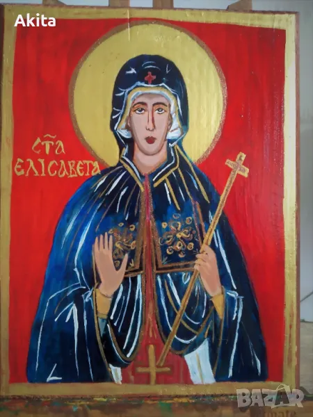 Икона на света Елисавета, снимка 1