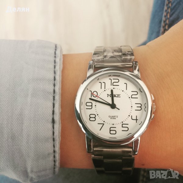 Дамски часовник 036, сребрист, метален, снимка 1
