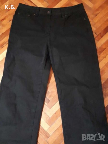 Дамски черни дънки р-р L/XL, снимка 1