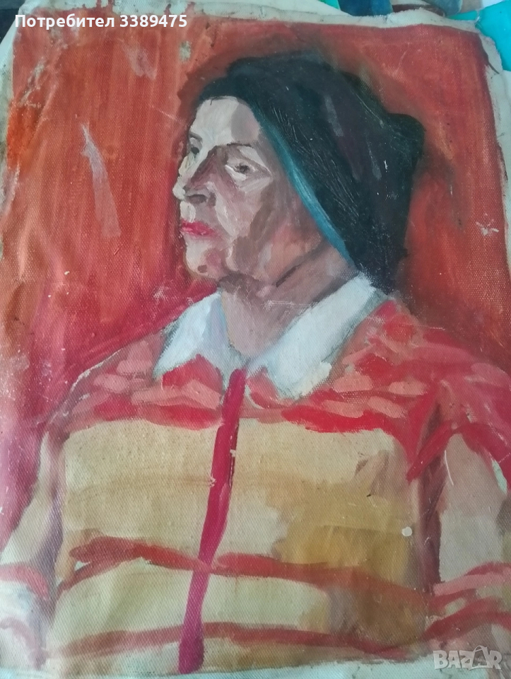 картина платно масло , снимка 1