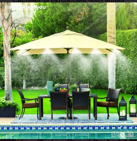 Система за охлаждане чрез водна мъгла, снимка 1