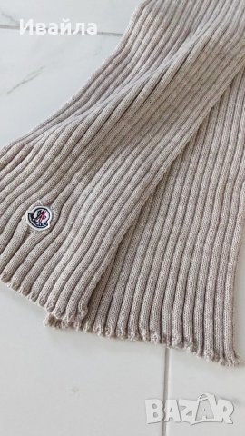 Moncler нов комплект шал и шапка, снимка 3 - Шапки - 43950882