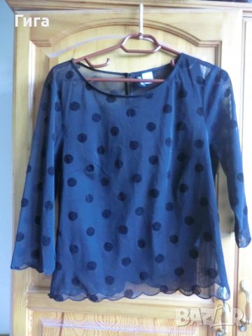 Тюлена блузка НМ, снимка 2 - Блузи с дълъг ръкав и пуловери - 36753799
