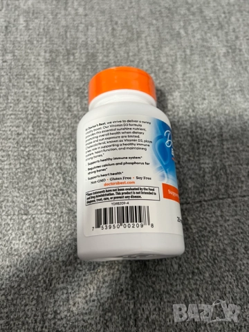 Витамин D3 1000IU х180 меки капсули Doctor's Best, снимка 3 - Хранителни добавки - 52201435