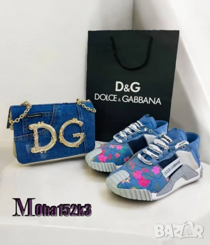 дамски маратонки от естествена кожа Dolce&Gabbana , снимка 2 - Маратонки - 50761498