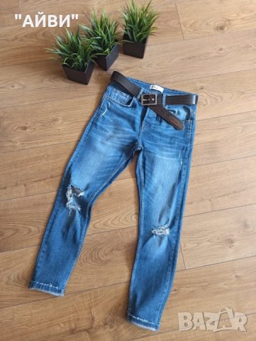 ZARA Страхотни еластични дънки за момче, снимка 7 - Детски панталони и дънки - 43369506