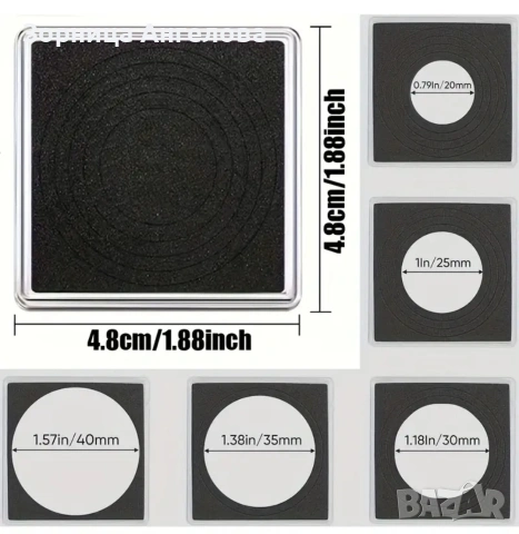 Капсули за монети с вложки. 50 броя, снимка 3 - Нумизматика и бонистика - 53569278