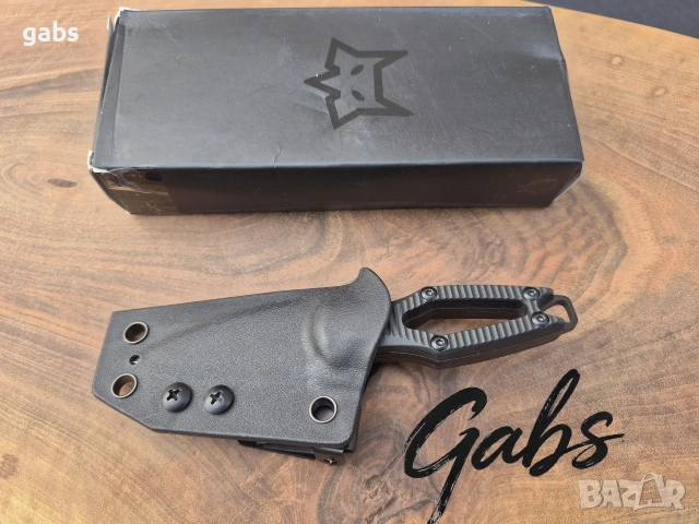 Компактен тактически нож FOX Aka Elmax,фултанг с кания Kydex, снимка 8 - Ножове - 53377127