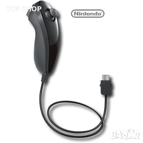 Wii Nunchuk Controller Черен, снимка 5 - Аксесоари - 48815727