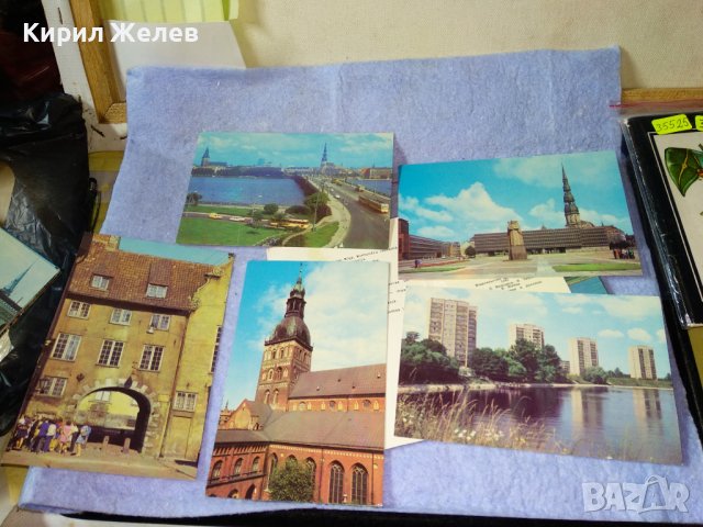 РИГА - СТАРО КОЛЕКЦИОНЕРСКО МИНИ АЛБУМЧЕ с ПОЩЕНСКИ КАРТИЧКИ от СЪВЕТСКО ВРЕМЕ от Град РИГА 35496, снимка 2 - Филателия - 39398193
