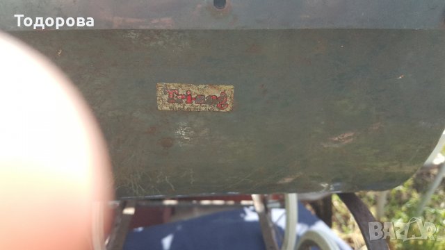 Детска метална количка от началото на миналия век, снимка 4 - Антикварни и старинни предмети - 32978205