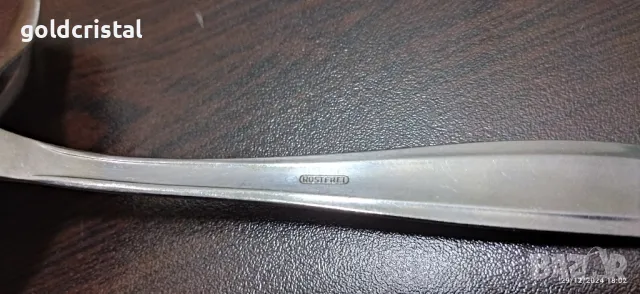 Стар немски черпак за сервиране на сос , снимка 2 - Антикварни и старинни предмети - 48492755