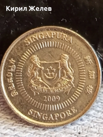 Лот монети от цял свят 8 броя АМЕРИКА, СИНГАПУР, АНГЛИЯ 51911, снимка 11 - Нумизматика и бонистика - 52387694