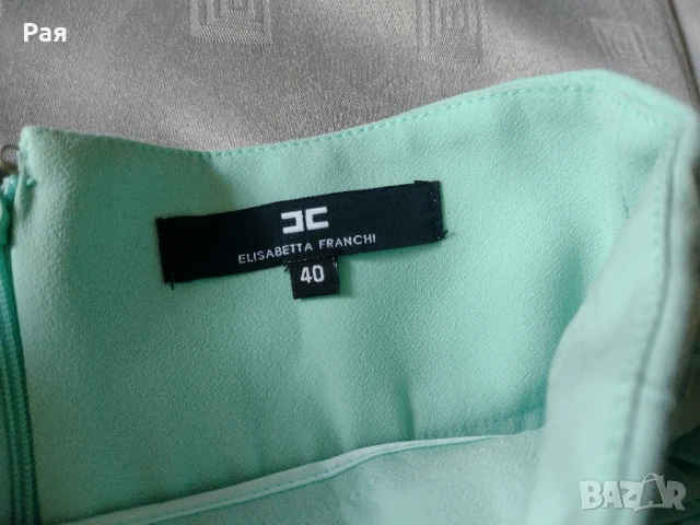 Елегантни къси панталони Elisabetta Franchi с висока талия, вталени, снимка 4 - Къси панталони и бермуди - 50742006