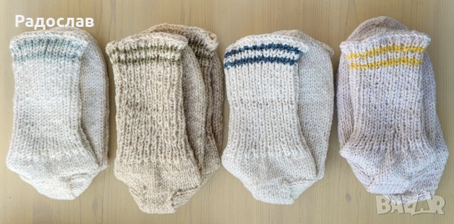 Продавам вълнени чорапи ръчна изработка размери, снимка 4 - Други - 27566831