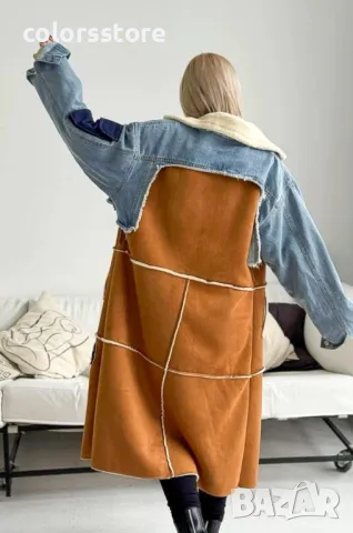 Дамско дълго пухено яке Last call, снимка 2 - Якета - 48277179