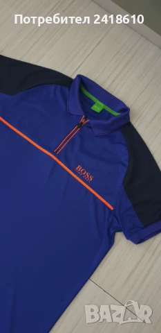 Hugo Boss 3/4 Zip Performance Stretch Mens Size L ОРИГИНАЛ! Мъжка Тениска!