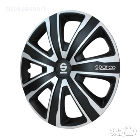 4 Броя LUX QUALITY SPARCO 14 инча Тасове за джанти 14'' Sparco PALERMO, снимка 2 - Аксесоари и консумативи - 50450455