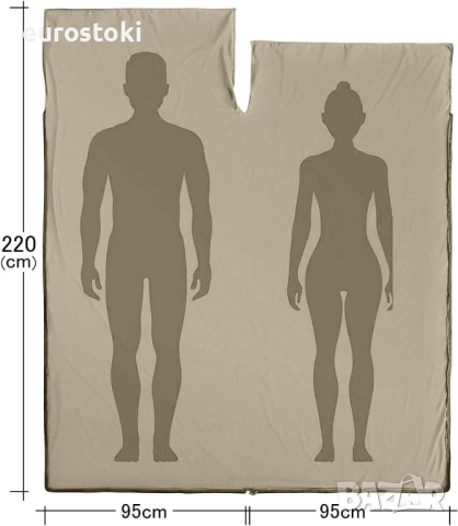 Willnorn Подплата за спален чувал, чаршафи за пътуване и чувал за спане за възрастни за туризъм, хот, снимка 3 - Палатки - 51488201