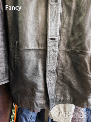 Мъжко кожена шуба, яке, снимка 5 - Якета - 53162162