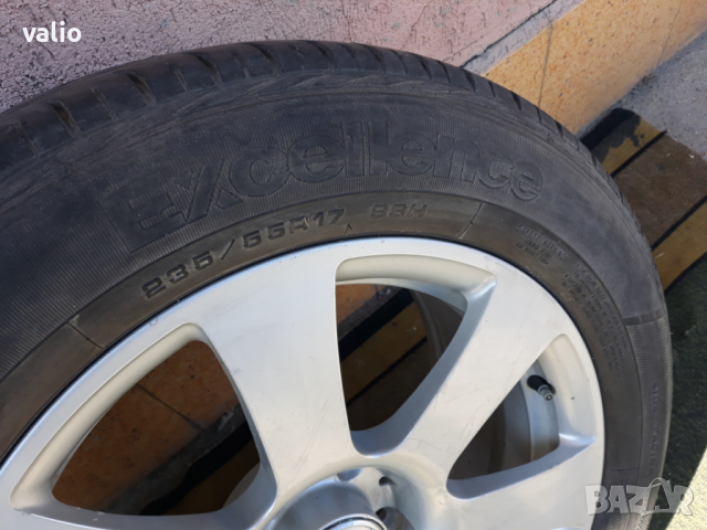 2БР ГУМИ С ДЖАНТИ 5/112/17  MERCEDES E,S, снимка 6 - Гуми и джанти - 36415486