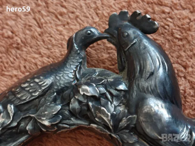 Стар антикварен чадър със сребърна ръкохватка-сребро 900, снимка 10 - Антикварни и старинни предмети - 49044110