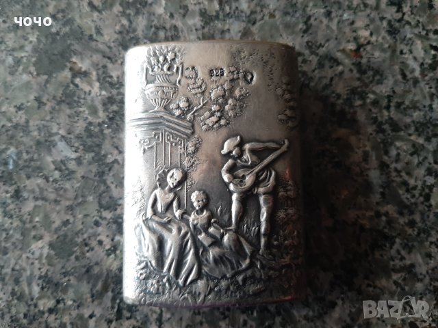 Стара посребрена кутийка за бижута-emphie, снимка 1 - Колекции - 43652137