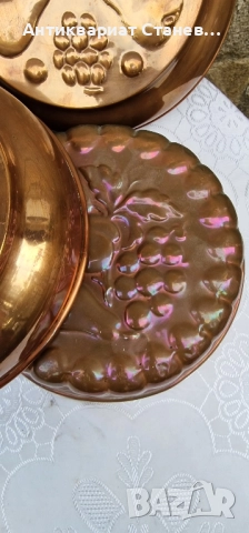 Комплект 5 медни форми, снимка 8 - Форми - 52228217
