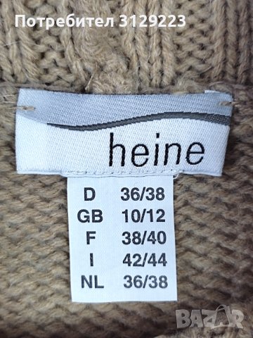 Heine sweater 36/38, снимка 4 - Блузи с дълъг ръкав и пуловери - 37809413
