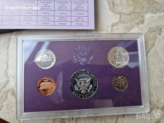 сет монети САЩ от 1987г, снимка 3 - Нумизматика и бонистика - 52061180