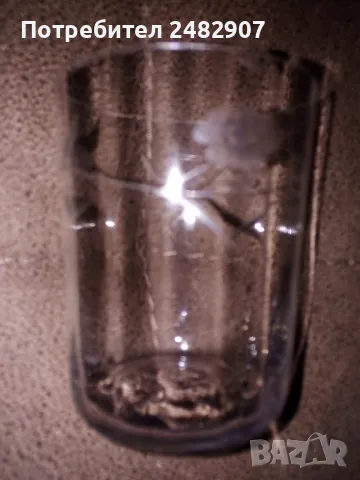 Стара стъклена чаша , снимка 8 - Антикварни и старинни предмети - 49502512
