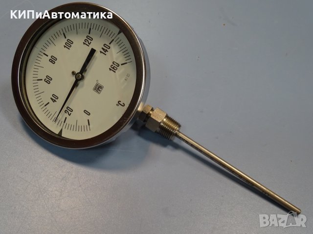  термометър биметален неръждаем Nuova Fima 0/+160°C, L-150mm, ф130mm