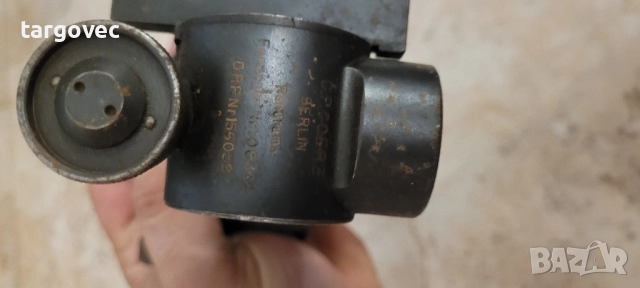 немска Втора световна артилерийска бусола Дойче райх патент, снимка 4 - Антикварни и старинни предмети - 52327180