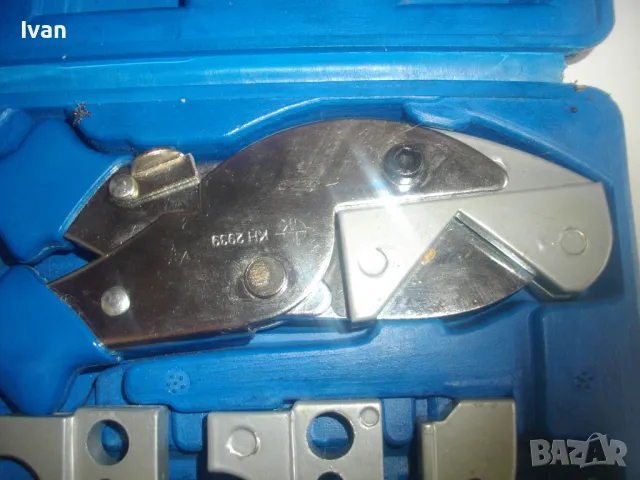 НОВА НЕМСКА ОРИГИНАЛНА РЪЧНА НОЖИЦА 5 ПРИСТАВКИ ЗА РЯЗАНЕ НА ПВЦ ТРЪБИ ЛАЙСНИ ПРОФИЛИ POWERFIX PROFI, снимка 5 - Други инструменти - 48998330