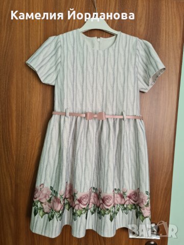 Детска рокля с подарък болеро, снимка 1 - Детски рокли и поли - 36932096
